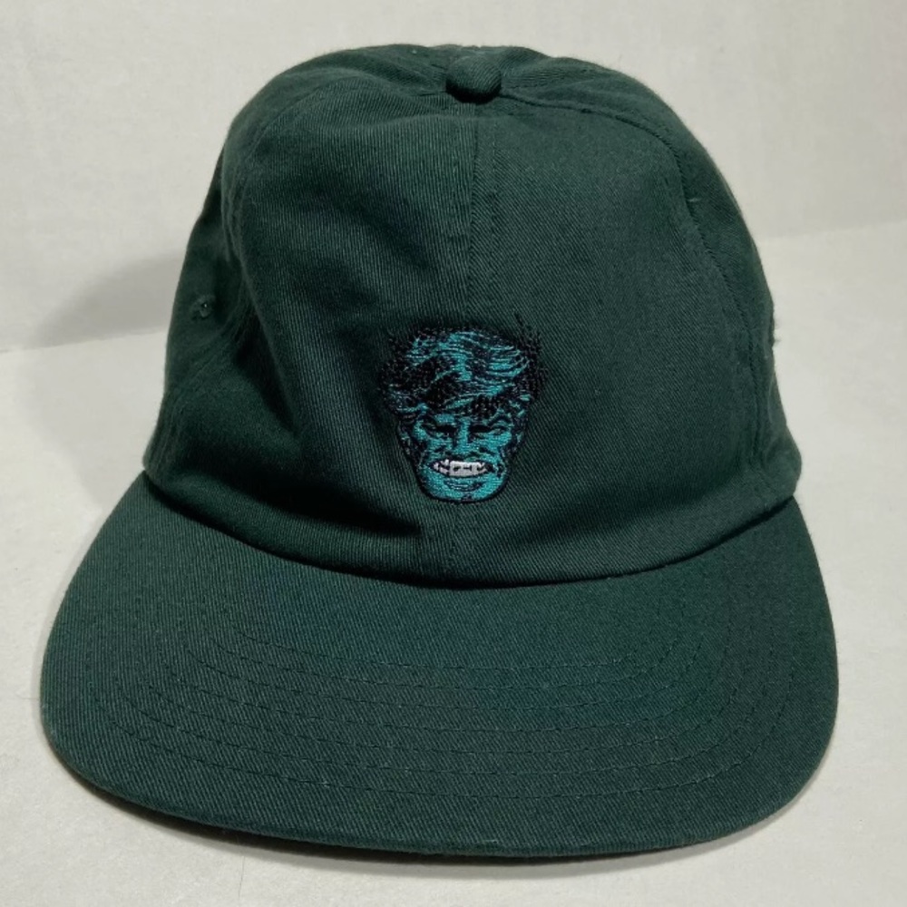 Vans Marvel Comic Books Dark Green Incredible Hulk Strapback Hat